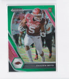 RAKEEM BOYD 2021 PANINI PRIZM DRAFT PICKS GREEN PARALLEL ROOKIE CARD-SHIPS FREE - Picture 1 of 24