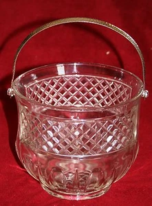 Vintage Collectilble Elegant Shepherd's Plaid Ice Bucket with Detachable Handle! - Picture 1 of 4