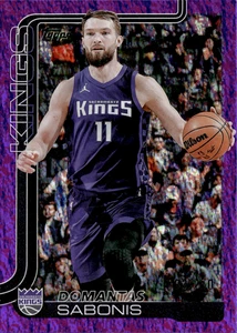 2025-26 Topps Basketball Domantas Sabonis Purple Shimmer /250 - Picture 1 of 2