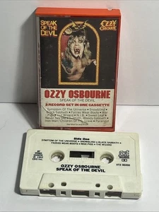 Speak Of The Devil Ozzy Osbourne (Cassette, 1982) - Foto 1 di 8