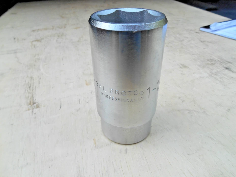 Proto Deep Socket SAE 6-Point SAE 1-1/4" x 3/4" Drive 5540HL , USA - Image 1 of 1