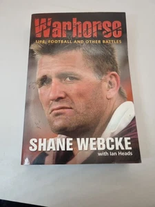 Warhorse by Ian Heads, Shane Webcke (Paperback, 2006) Brisbane Broncos NRL Book - Foto 1 di 6