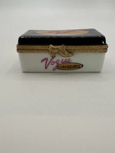LIMOGES Vogue Limited Edition With Shoes Trinket Box Mint Condition# 003/500 - Picture 1 of 6