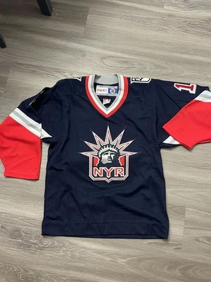 CCM New York Rangers Alexis Lafreniere Retro Liberty Jersey Adult Small - Image 1 of 4