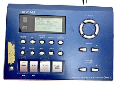 TASCAM CD-VT2 Vocal CD Trainer - Blue - Image 1 of 4