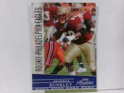 2006 Playoff Prestige Rookie Brodrick Bunkley #165 Rookie RC - Image 1 of 2