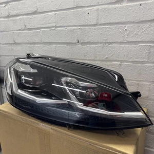 VOLKSWAGEN GOLF HEADLIGHT DRIVERS SIDE OFFSIDE HEADLAMP 2019 5G2941082G - Picture 1 of 18
