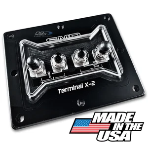 SMD TX 2-Channel Speaker Terminal Plate - Stainless and Aluminum Hardware - Picture 1 of 3