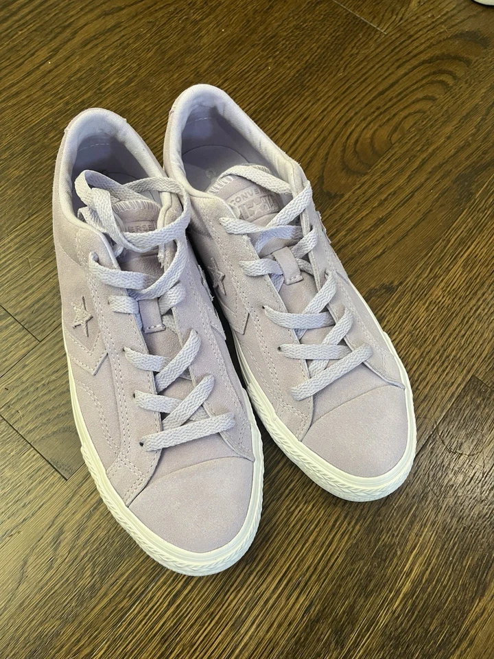 converse all star Mujer Gamuza Cuero Zapatilla Mujer Talla 8 Foto 1 de 4