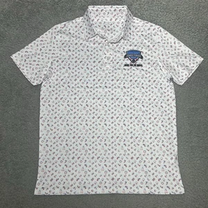 ESPN Armed Forces Bowl Golf Polo Size Large Mens -Rare All Over Print Medium - Picture 1 of 16