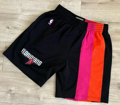 Pantalones cortos Miami Floridians HWC 1972 negros Swingman para hombre L Foto 1 de 4