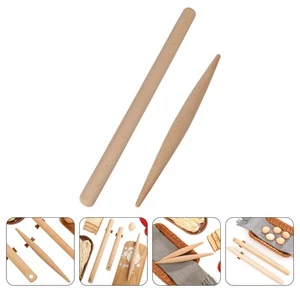 2 Pcs Teigwalze Nudelholz Gebäck Machte Rolling Pin Backvorgänge - Bild 1 von 12