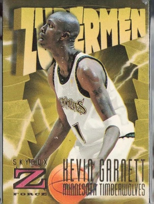 1996-97 SkyBox Z-Force Kevin Garnett #173 Minnesota Timberwolves - Image 1 of 2