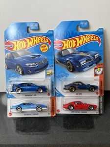 Hot Wheels Firebird Hot Bird Pontiac GTO Legends Tour Winner Mainline Lot of 4 - Picture 1 of 9