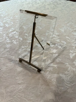 French Empire Style Picture Frame Gilt Metal & Beveled Glass Gilded - Image 1 of 4