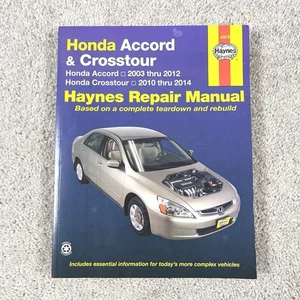 Honda Accord 2003-2012 Crosstour 2010-2014 Repair Manual Wiring Diagrams Haynes - Picture 1 of 6