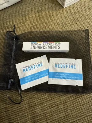 Rodan + Fields Enhancements Lip Micro-Dermabrasion .07 oz & Renewing Serums New - Image 1 of 3