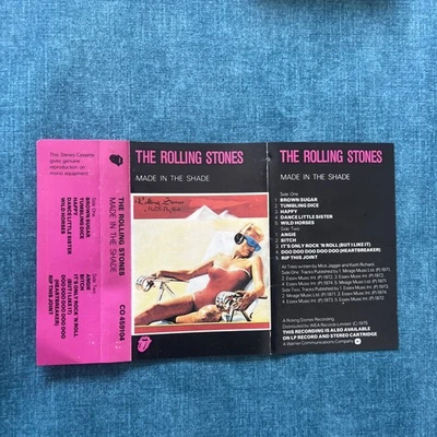 The Rolling Stones Made in the Shade Music Cassette Tape Compilation Album 1975 - Image 1 of 4