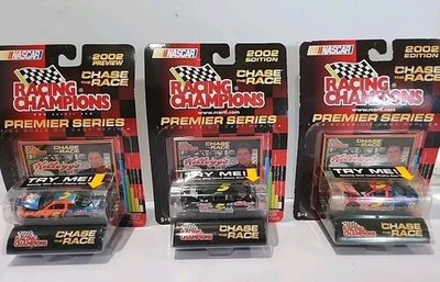 NASCAR Terry Labonte Diecast 1/64 Lot of 3 Cars 2002 Chase The Race Premier NEW  - Image 1 of 4