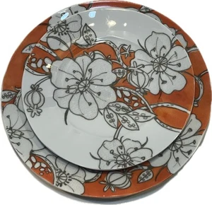 Anthropologie Desert Bloom 9” e 11” pollici piatti insalata Portogallo set di 2 - Foto 1 di 10