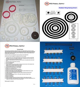 Kit de puesta a punto Gottlieb Spot Pool Pinball 1976 - Incluye kit de anillo de goma - Imagen 1 de 1