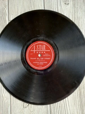 Maddox Brothers & Rose – Tramp On The Street 1948 78 rpm  Record 4 Star 1687 - Image 1 of 4