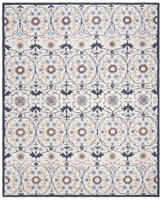 Safavieh Chelsea IVORY / NAVY 3'-9" X 5'-9" Area Rug - HK727A-4 - Image 1 of 3