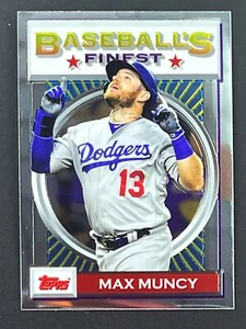 MAX MUNCY 2020 Topps Finest Flashbacks #62 Los Angeles Dodgers - Picture 1 of 2