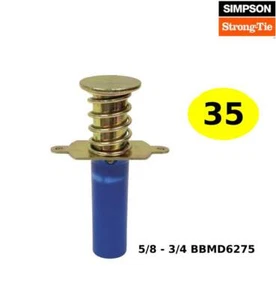 Colgador Blue Banger 5/8 - 3/4 varilla metal cubierta inserción Simpson fuerte lazo BBMD6275 - Imagen 1 de 1