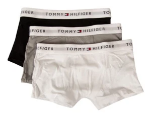 TOMMY HILFIGER boys' boxer shorts, 3-pack, visible elastic, branded item UB0UB00 - Picture 1 of 5