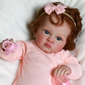 Real Reborn Baby Dolls Girl Handmade Vinyl Silicone Newborn Doll Xmas Bday Gift - Bild 1 von 6
