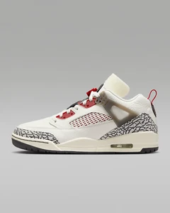 Jordan Spizike Low Men's Shoes in Sail/Anthracite/Coconut Milk/Varsity Red - Picture 1 of 10