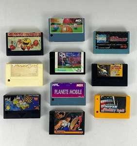 Lote 10 Cartuchos de Juego J.P.WINKLE PAC-MAN YIE AR Colección Kung-FU MSX Konami - Imagen 1 de 12