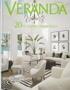 VERANDA MAGAZINE OCTOBER 2007 *20th ANNIVERSARY ISSUE* - Picture 1 of 1