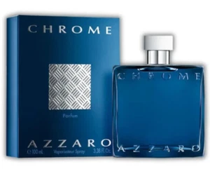 Azzaro Chrome Parfum Spray 100ml Men | Fresh Woody Fragrance | New & Sealed🥇 - Picture 1 of 3