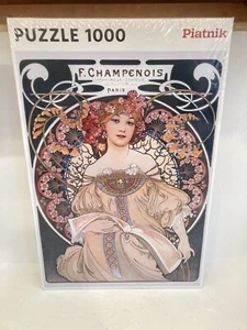 NUEVO Rompecabezas 1000 piezas Dreams Reverie Piatnik Wein 26,7” X 18,8” Art Deco Dama - Imagen 1 de 3