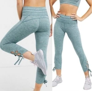 Free People FP Movement Swerve Leggings Gr. S meliert grün seitlich offen Fliege - Bild 1 von 6