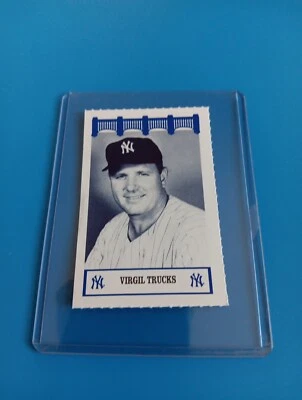 Virgil Trucks The Wiz Yankees Of The 50's - New York Baseball Card SGA AT&T  - Image 1 of 2