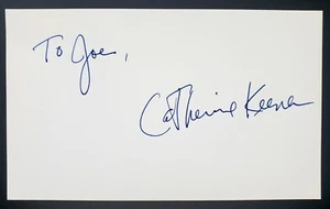 CATHERINE KEENER Signed Index 3x5 Autograph ~SEINFELD~ *The Letter* - Picture 1 of 2