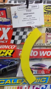 TYCO, YELLOW INNER RADIUS APRON, HO SLOT CAR TRACK, #5871-2, (1pc.-PACK) - Picture 1 of 1