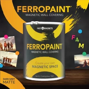 Pintura magnética FerroPaint® - Dormitorio, oficina, cocina, sala de juegos, aula - Imagen 1 de 17