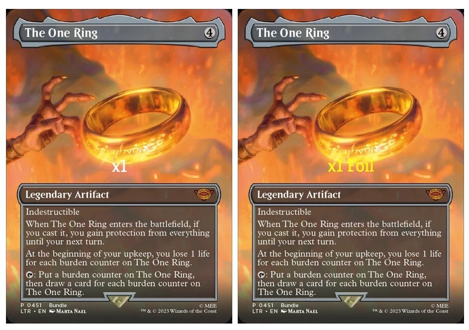 MTG The Lord of the Rings: Tales of Middle-earth LTR The One Ring MINT (SELECT) - Image 1 of 1