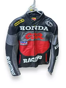Vintage Honda CBR RACING LEDERJACKE SELTEN Größe: Herren US L Moto - Bild 1 von 4
