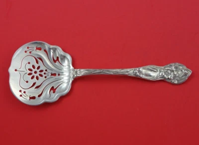Lily by Watson Sterling Silver Cucumber Server Pierced with Flower 7 1/8" - Image 1 of 3