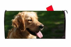 Golden Retriever 5 Dog Vinyl Magnetic Mailbox Cover Made in the USA - Picture 1 of 1