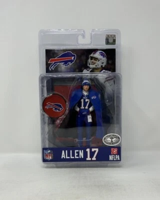 Figura de acción Josh Allen Buffalo Bills NFL fútbol americano edición platino McFarlane Foto 1 de 4