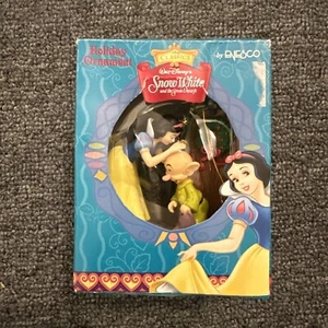 Snow White & Dopey Enesco Disney Christmas Ornament - Picture 1 of 4