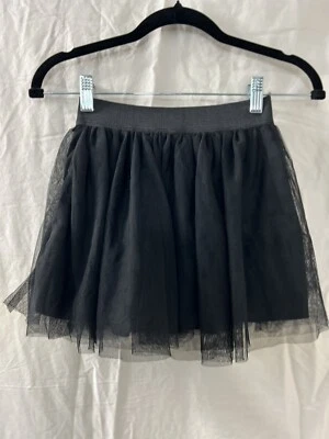 Knit Works Girls Skirt Black Tulle Size Small Twirl Flounce Dance Princess Fairy - Image 1 of 4