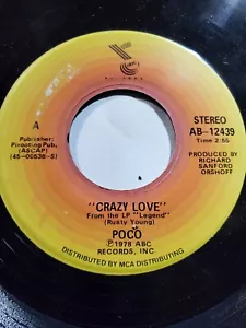 POCO "Crazy Love" & "Barbados" 45 RPM ABC Records VG+ F59 - Picture 1 of 1