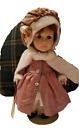 Effanbee doll, 11" tall, "Thursday", Original Outfit, Brown Hair & Eyes, Fair